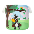 Zebra - Aufbewahrungsbox (rund)